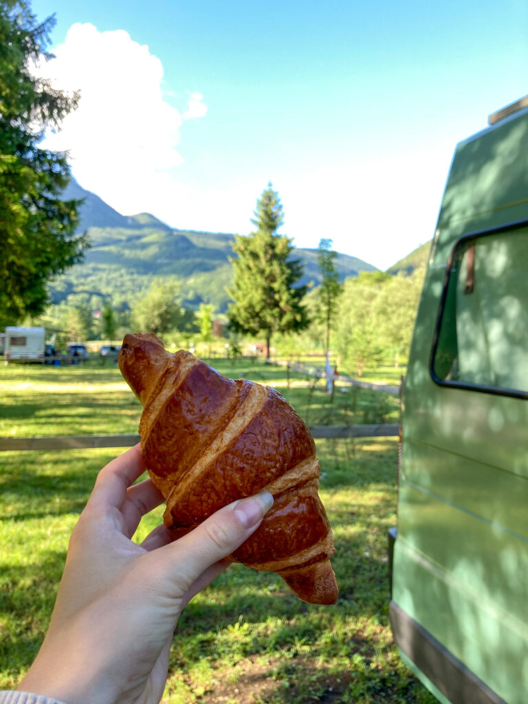 Croissant franse alpen La valserine Jura